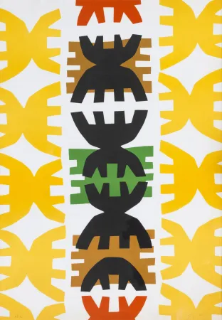 Lithografie Capogrossi - Giuseppe Capogrossi (1900 - 1972) - Quarzo N. 3 - Lithograph on paper - 1970