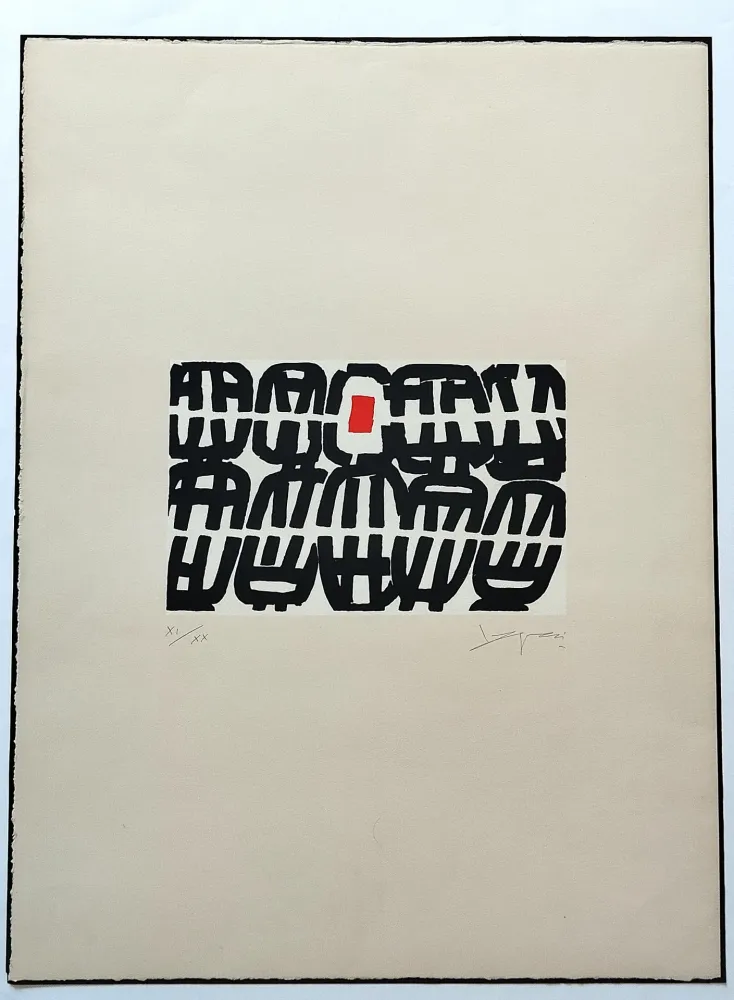 Lithografie Capogrossi - In hoc signo, tav.1