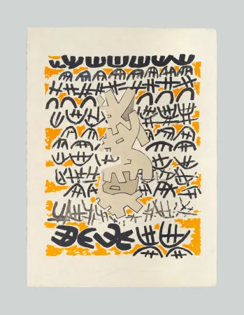 Lithografie Capogrossi - Opale 4