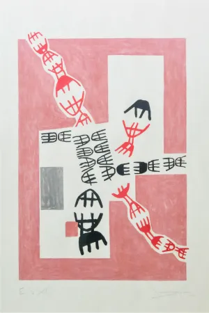 Lithografie Capogrossi - Opale 7