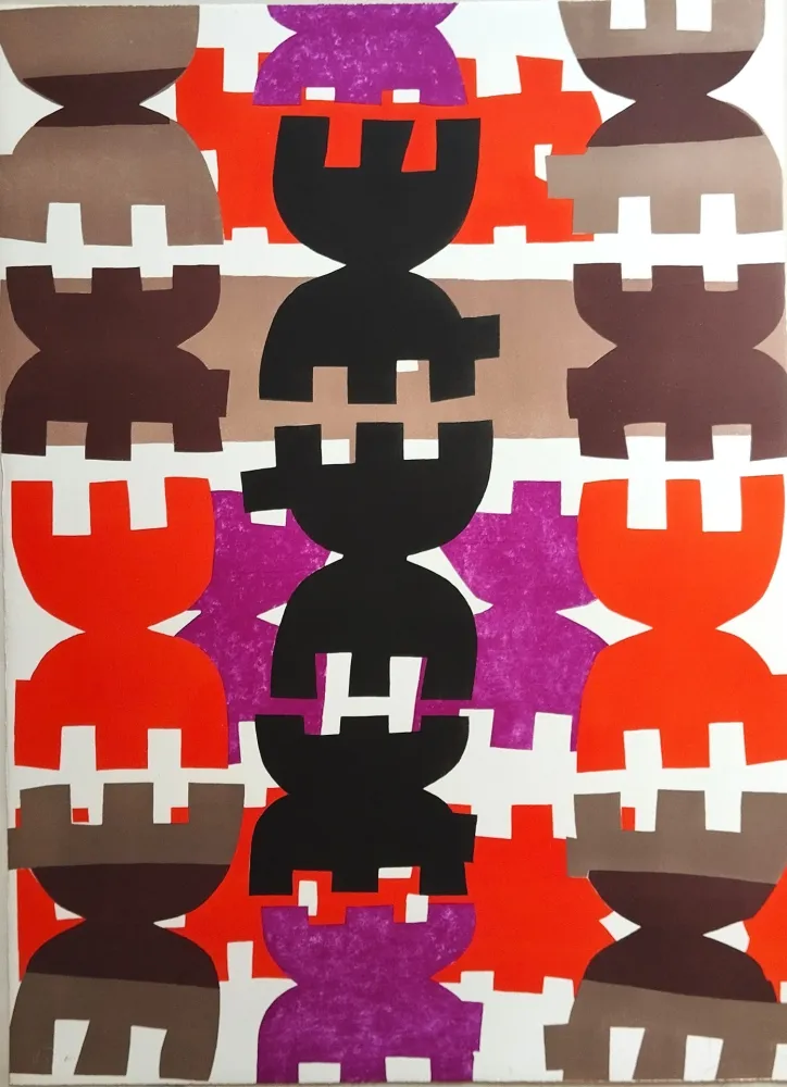 Lithografie Capogrossi - Quarzo 1