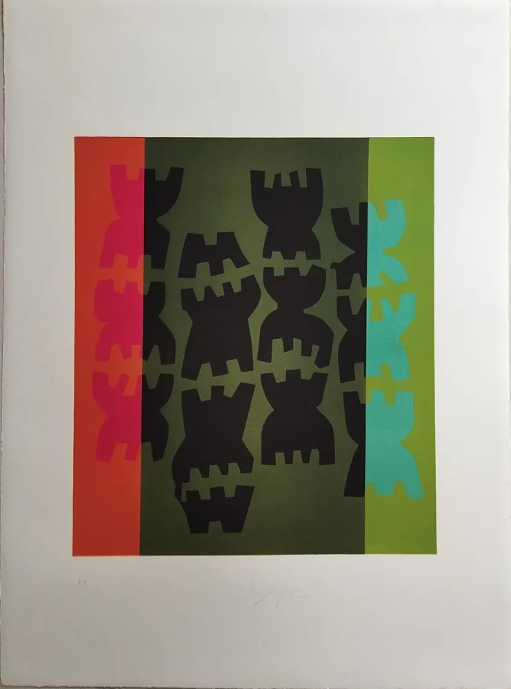 Lithografie Capogrossi - Quarzo 10