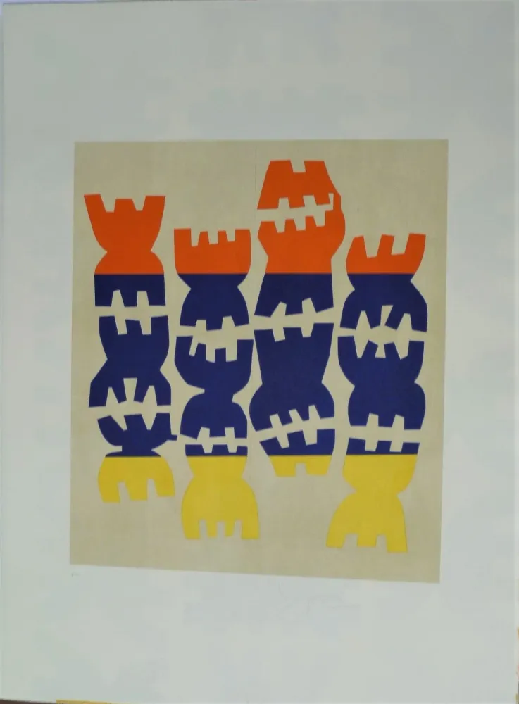 Lithografie Capogrossi - Quarzo 5