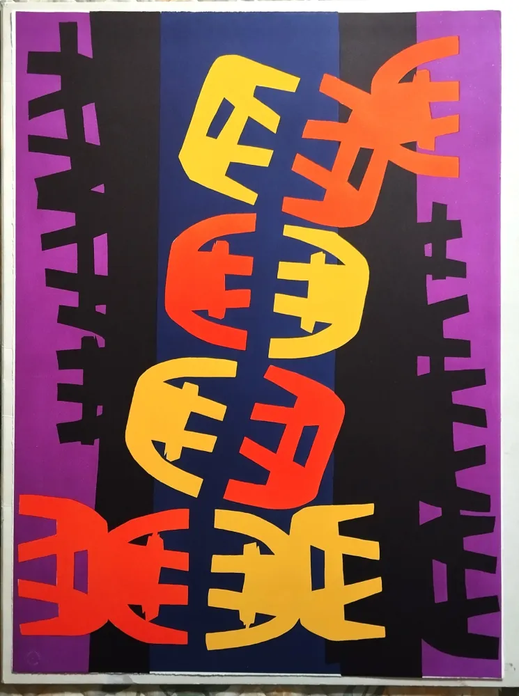 Lithografie Capogrossi - Quarzo 6