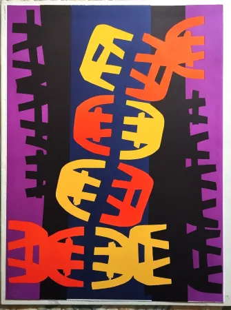 Lithografie Capogrossi - Quarzo 6