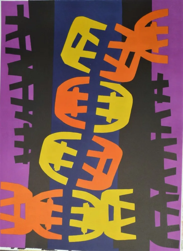 Lithografie Capogrossi - Quarzo 6