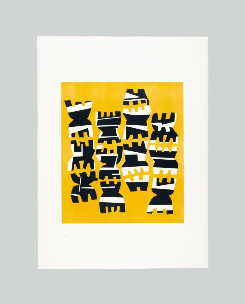 Lithografie Capogrossi - Quarzo 8