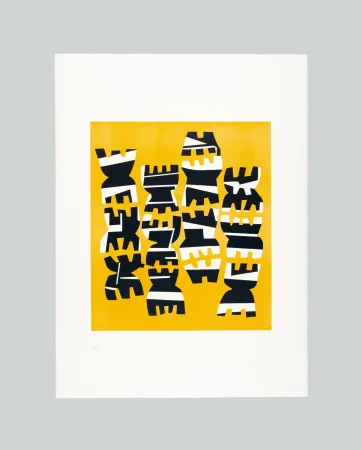 Lithografie Capogrossi - Quarzo 8