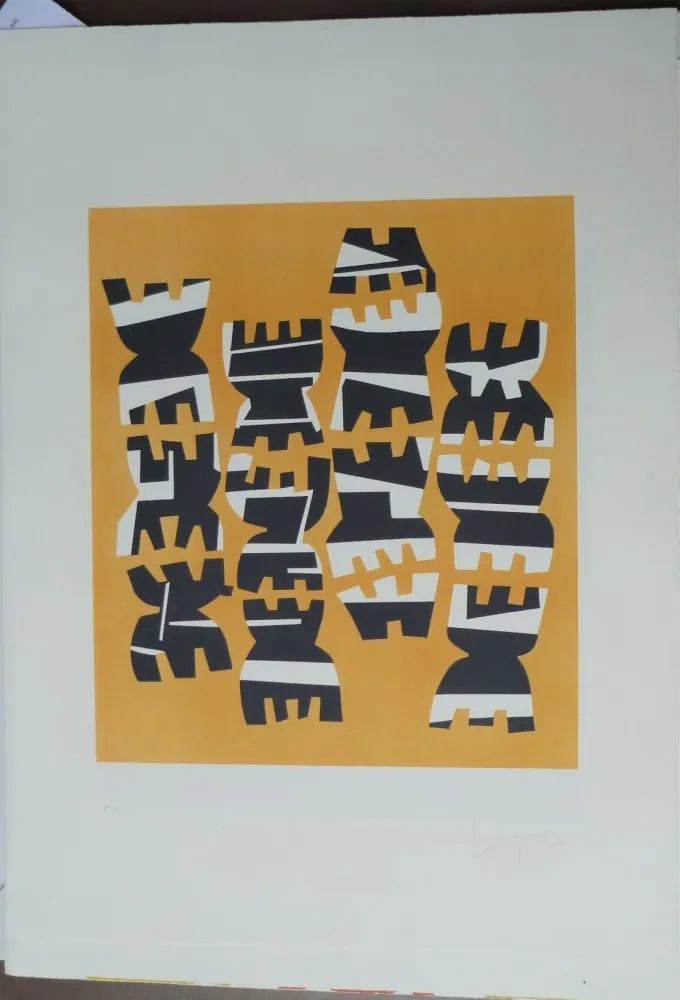 Lithografie Capogrossi - Quarzo 8