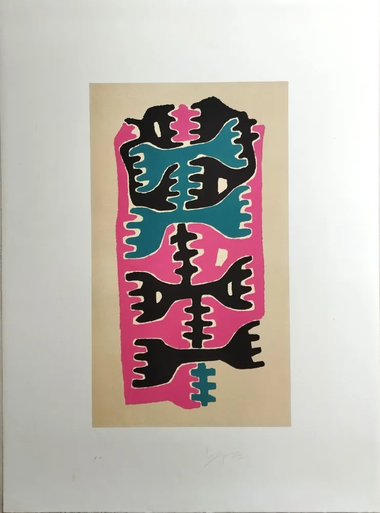 Lithografie Capogrossi - Quarzo 9