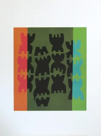 Lithografie Capogrossi - Quarzo n°10