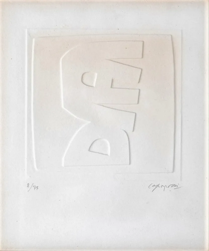 Reliëf Capogrossi - Rilievo bianco