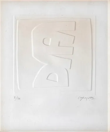 Reliëf Capogrossi - Rilievo bianco