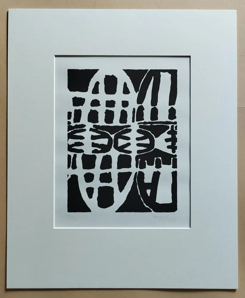 Lithografie Capogrossi - Senza titolo