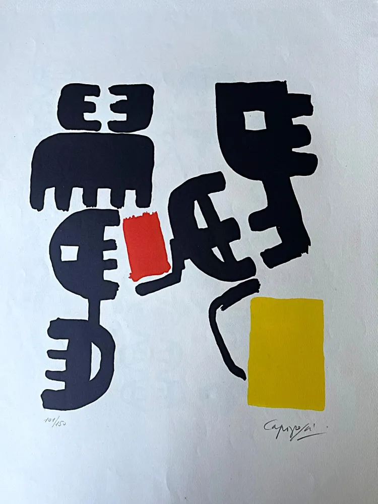 Lithografie Capogrossi - Senza titolo
