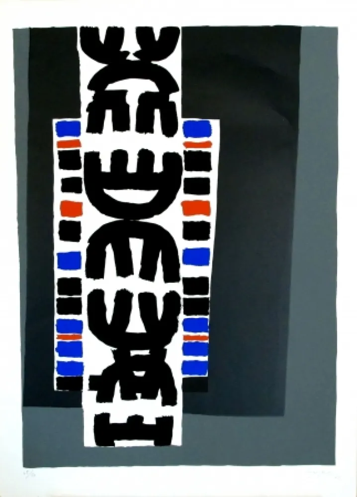 Zeefdruk Capogrossi - Serigraphie