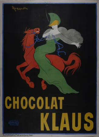 Lithografie Cappiello - Chocolat Klaus, 1903