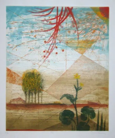 Ets En Aquatint Carcan - Été