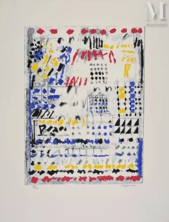 Lithografie Cargaleiro - Orphée (1983)
