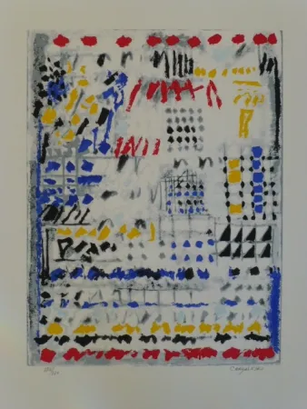 Zeefdruk Cargaleiro - Sans titre 