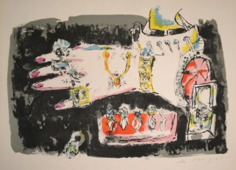 Lithografie Carigiet - Les Bijoux