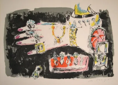 Lithografie Carigiet - Les Bijoux