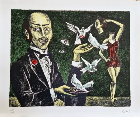 Lithografie Carletti - Illusionista