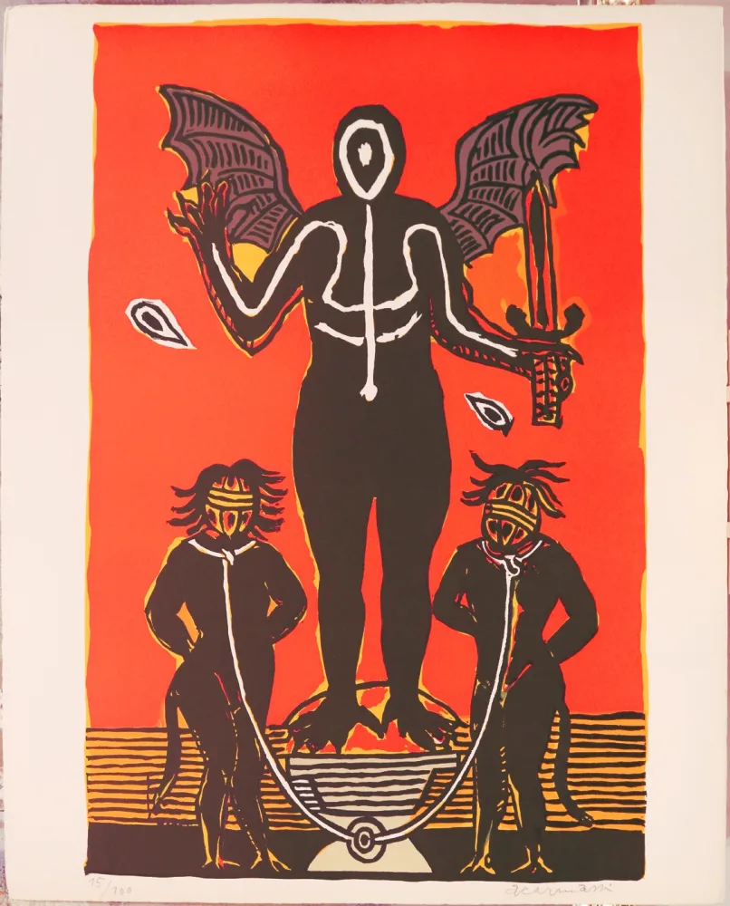 Lithografie Carmassi - Il Diavolo