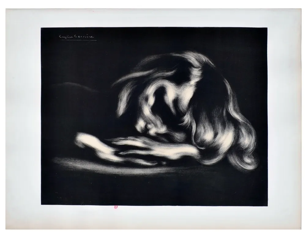 Lithografie Carriere - Le Sommeil