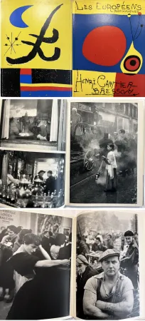 Geïllustreerd Boek Cartier Bresson - LES EUROPÉENS. Photographies (Éditions Verve, 1955)