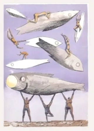 Lithografie Carybe - Sans titre