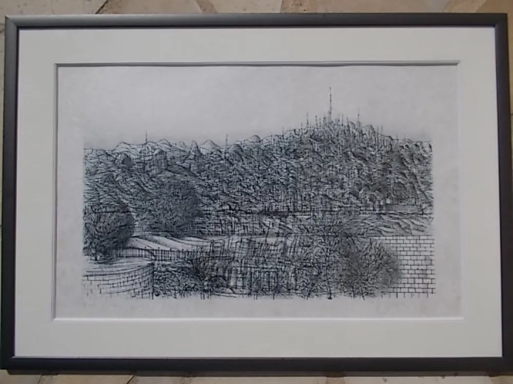 Lithografie Carzou - La Colline