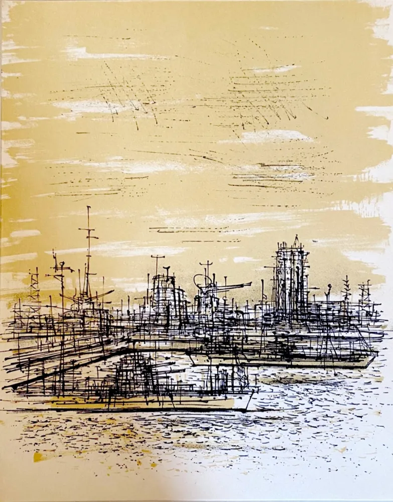 Lithografie Carzou - Le radar