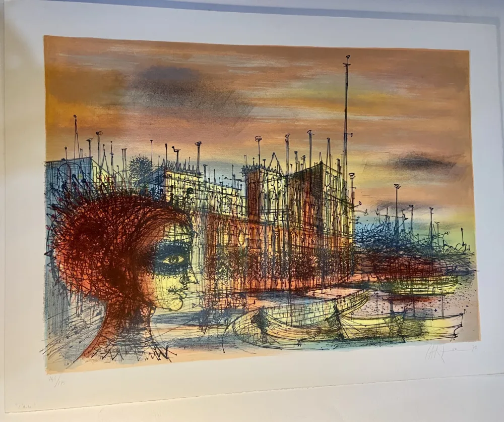 Lithografie Carzou - Notre Dame de Paris