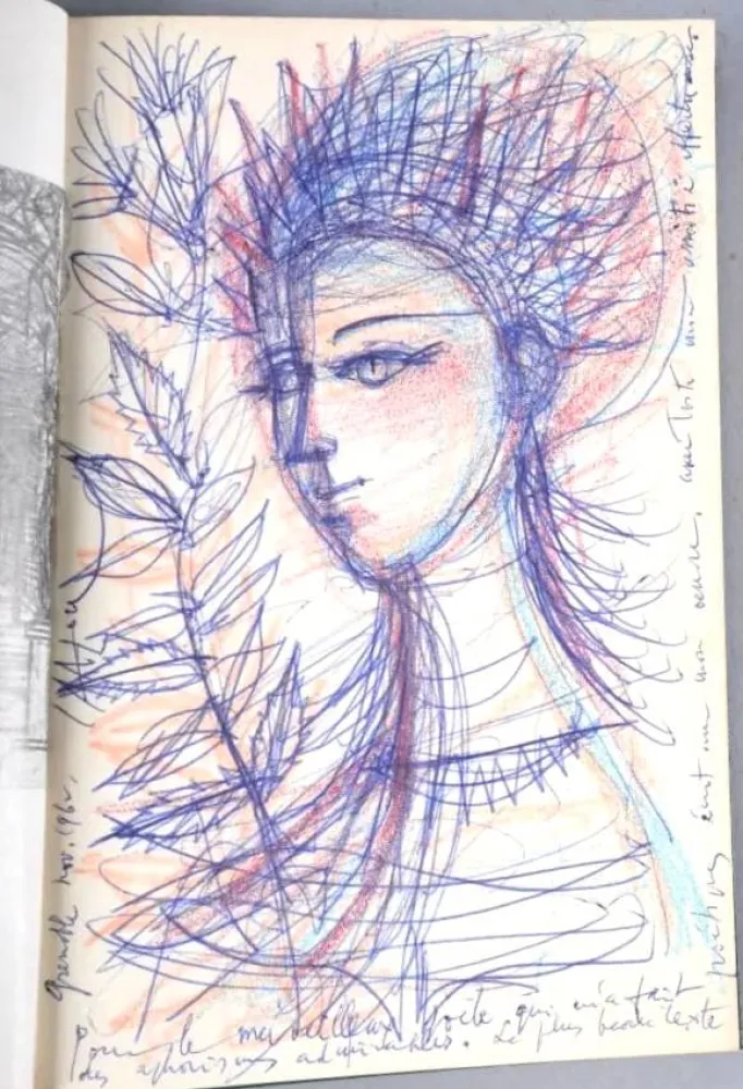 Geïllustreerd Boek Carzou - Original unique drawing