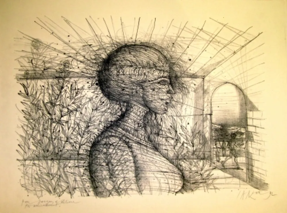 Lithografie Carzou - Untitled