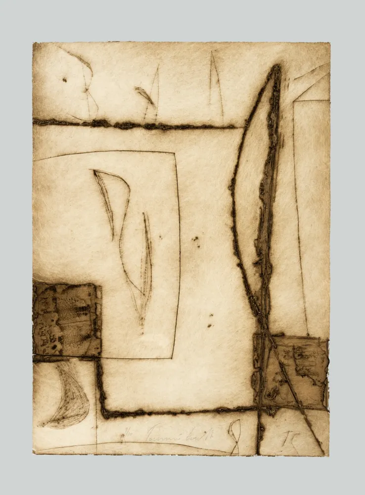 Ets En Aquatint Cascella - Composizione