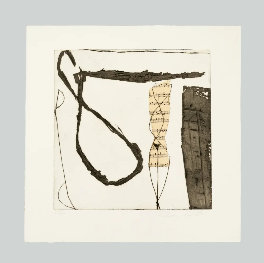 Ets En Aquatint Cascella - Composizione