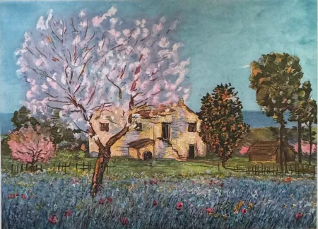 Ets Cascella - Paesaggio II