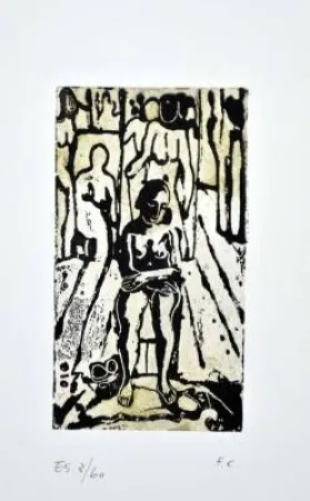 Linosnede Casorati - Donna nella stanza