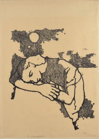 Geen Techniek Casorati - SLEEPING WOMAN
