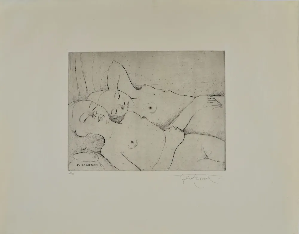 Ets Casorati - TWO SLEEPING GIRLS