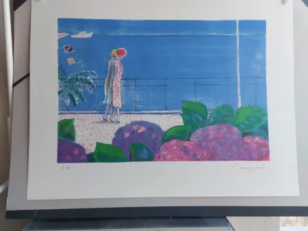 Lithografie Cassigneul  - LA CROISETTE(1983)