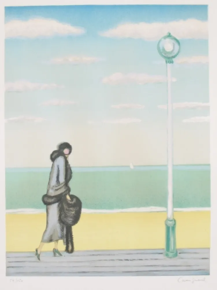 Lithografie Cassigneul  - La Lampadaire