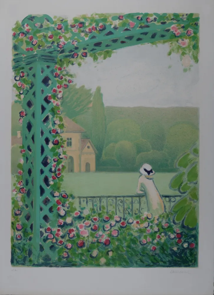 Lithografie Cassigneul  - La Véranda, 1978 - Hand-signed