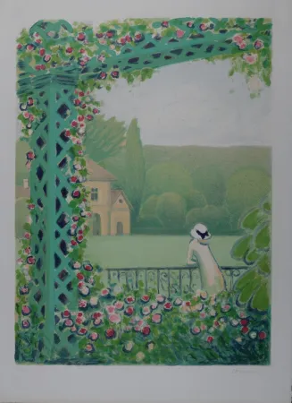 Lithografie Cassigneul  - La Véranda, 1978 - Hand-signed