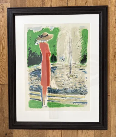 Lithografie Cassigneul  - Le Jet d’eau