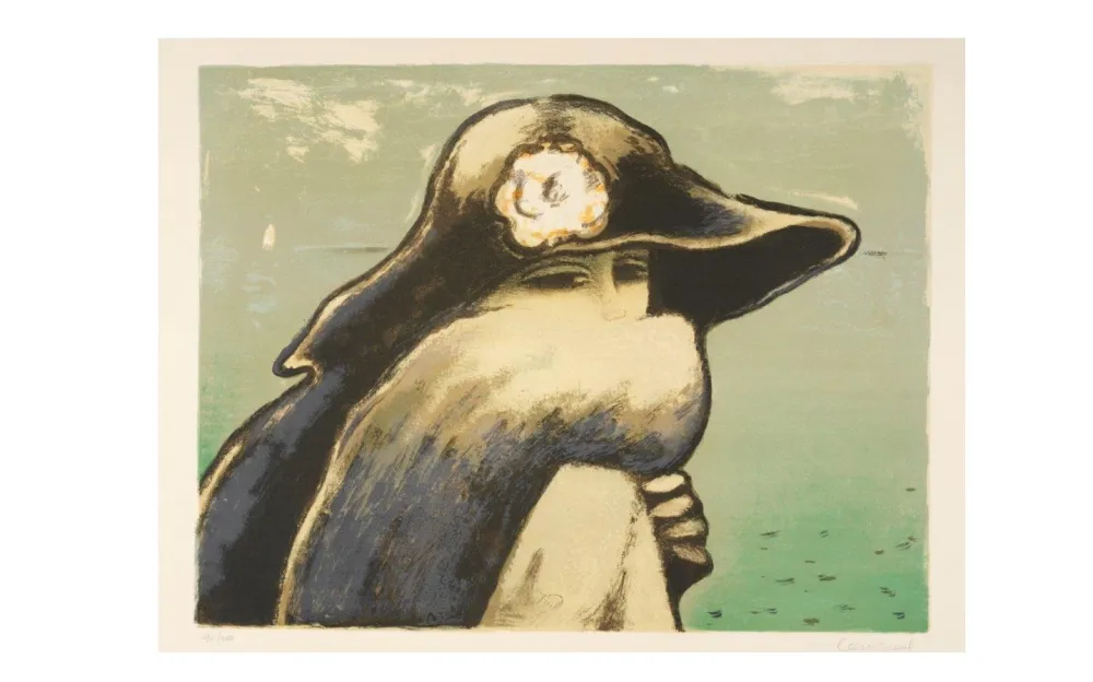 Lithografie Cassigneul  - Le renard gris