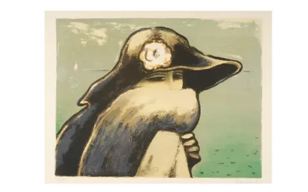 Lithografie Cassigneul  - Le renard gris