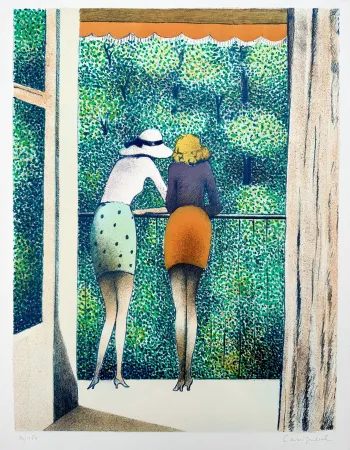 Lithografie Cassigneul  - Les deux Amis